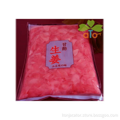 China manufacturer offer best quality pickled sushi ginger for sushi